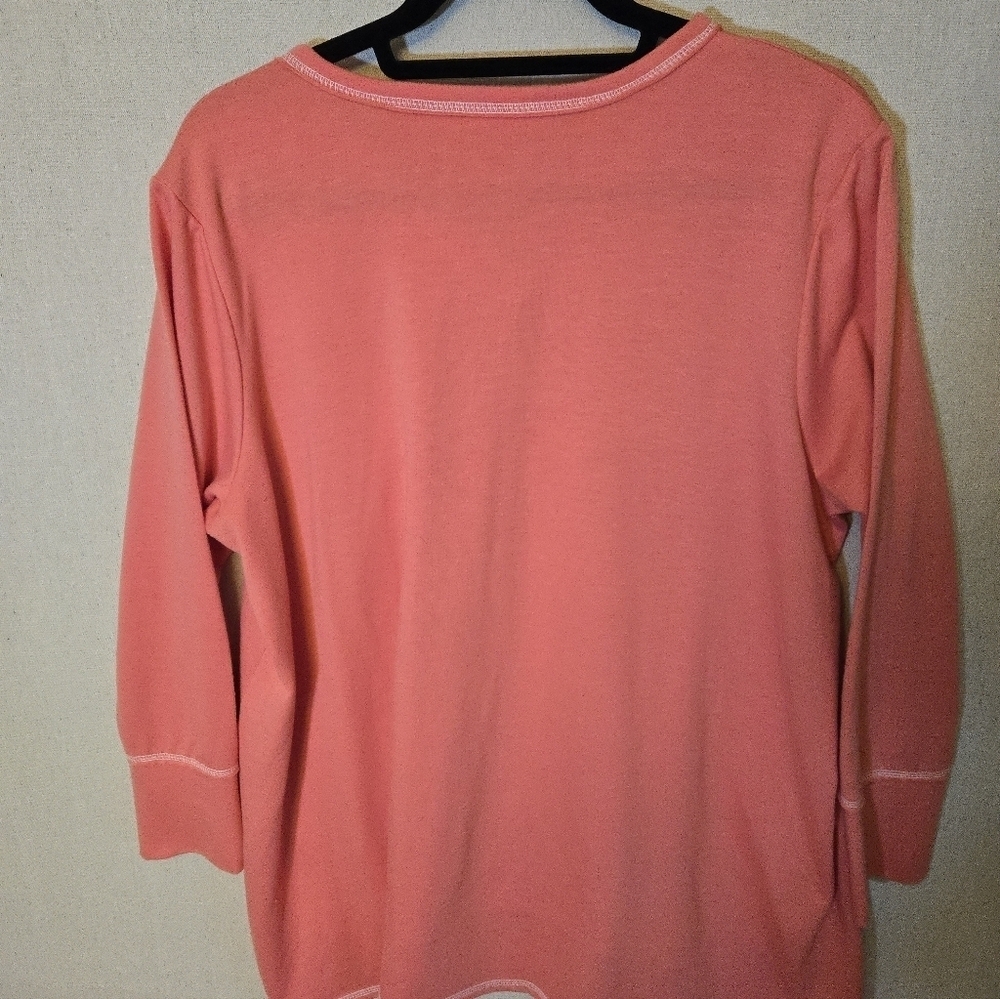 Logo Lounge Coral Top Tunic - Picture 3 of 4